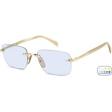 David Beckham DB1195/S IDA/QZ Ανδρικά Γυαλιά Ηλίου Τετράγωνα Μεταλλικά Χρυσά με Διαφανές Φακό