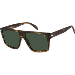 David Beckham DB7149/S WR9/QT Γυναικεία Γυαλιά Ηλίου Oversized Κοκάλινα Ταρταρούγα με Πράσινο Φακό