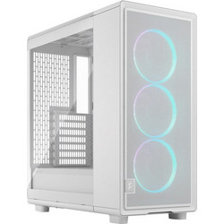 Fractal Design Epoch TG White TG RGB Clear Midi Tower Κουτί Υπολογιστή RGB με Πλαϊνό Παράθυρο