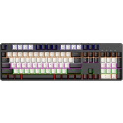Naxius NXKBCXU-20 Gaming Πληκτρολόγιο RGB Black White