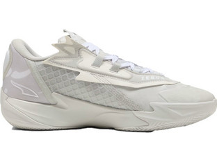 Puma Scoot Zeros II Ανδρικά Αθλητικά Παπούτσια για Μπάσκετ Λευκά 312223-01