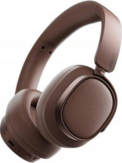 Edifier ES850NB Hybrid Ενσύρματα & Ασύρματα Bluetooth Ακουστικά Over Ear με Noise Cancelling Καφέ