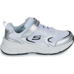Skechers Retro-Graph Παιδικά Sneakers Λευκά Ασημί 303692L-WSL