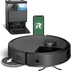 iRobot Roomba Plus 505 Black Σκούπα Ρομπότ για Σκούπισμα & Σφουγγάρισμα με Χαρτογράφηση και Wi-Fi