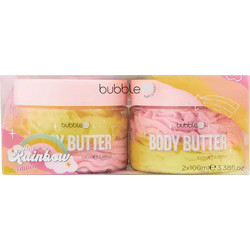 Bubble T Rainbow Ενυδατικό Butter Σώματος 2x100ml