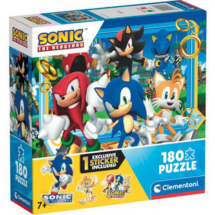Παιδικό Puzzle Clementoni Super Color Sonic 180 Κομμάτια 1210-29799