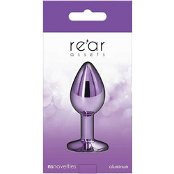 NS Novelties Rear Assets Πρωκτική Σφήνα Diamond Plug 7.1cm Μωβ