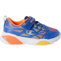 Champion Wave Παιδικά Sneakers με Φωτάκια Royal Blue Πορτοκαλί S33228-BS039
