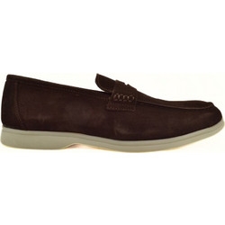 Hawkins Ανδρικά Μοκασίνια Loafers Καστόρινα Σοκολατί DR30100