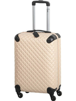 Greenwich Polo Club Premium 7504 Βαλίτσα Μεγάλη 75x47x31cm με 4 Ρόδες Μπεζ
