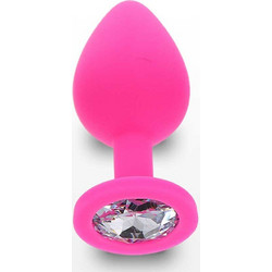 ToyJoy Diamond Booty Large Πρωκτική Σφήνα Diamond Plug 9cm Ροζ
