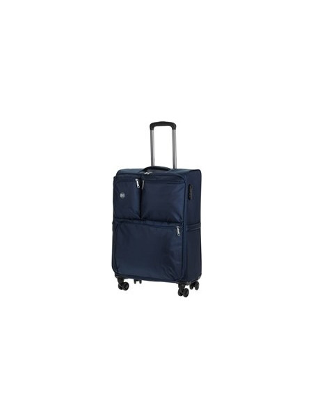 1239391 Βαλίτσα Μεγάλη 70x45.5x30.5cm με 4 Ρόδες Navy Μπλε