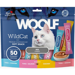 Woolf Wildcat Soft Snack Cream Mix 50x14gr