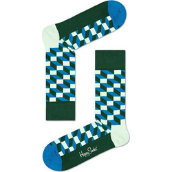 Happy Socks Filled Optic Ανδρικές Κάλτσες Ψηλές Πολύχρωμες FIO01-6301