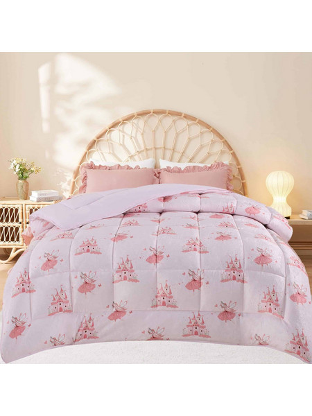 Astron Παιδικό Κουβερτοπάπλωμα Μονό Microfiber 160x220 Princess
