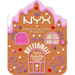 Nyx Professional Make Up Buttermelt 01 Light Medium Face Palette