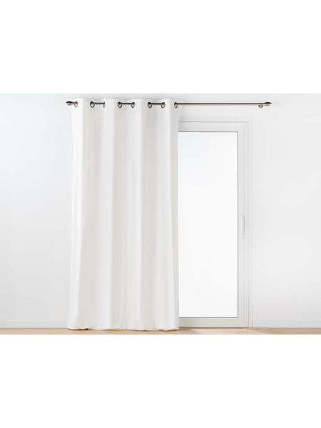 Douceur d'interieur Κουρτίνα Παραθύρου με Τρουκς 135x260 Twily Λευκή