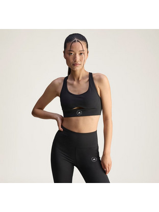 Adidas Performance by Stella McCartney Yoga Αθλητικό Μπουστάκι με Μέτρια Στήριξη & Αφαιρούμενη Ενίσχυση Μαύρο JW1997