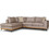 PoliHome Rotondo Γωνιακός Καναπές Αριστερή Γωνία Μπεζ 272x225x100cm 162871619