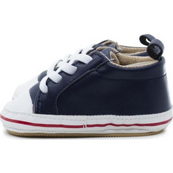 Childrenland Βρεφικά Sneakers Αγκαλιάς Navy Μπλε D2788