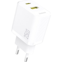 Dudao A26T Φορτιστής χωρίς Καλώδιο με Θύρα USB-A & Θύρα USB-C 25W Quick Charge 3.0 & Power Delivery White
