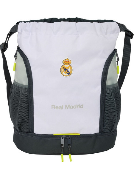 Safta Real Madrid Παιδική Τσάντα Πλάτης Γυμναστηρίου Λευκή 612554197