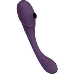 Shots Vive Mirai Double Ended Vibrator Κλειτοριδικός Δονητής 23.4cm Μωβ