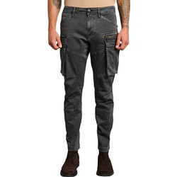 Staff Lucas Ανδρικό Παντελόνι Cargo Joggers Ελαστικό Κανονική Εφαρμογή Ανθρακί 5-839.003.9.054-N0905