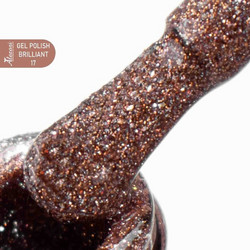 Alezori Briliant 17 Glitter Ημιμόνιμο Βερνίκι Νυχιών 15ml