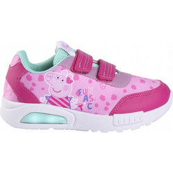 Cerda Peppa Pig Παιδικά Sneakers με Φωτάκια Φούξια 2300005108