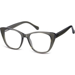 Sunoptic CP105B Γυναικείος Σκελετός Γυαλιών Οράσεως Κοκάλινος Μαύρος