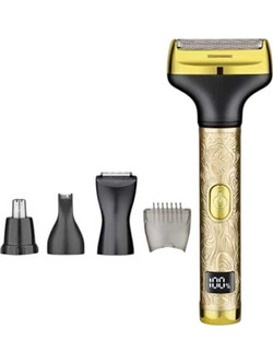 Kemei Trimmer Μηχανή Ανδρική Επαναφορτιζόμενη Προσώπου Σώματος Μύτης Φρυδιών Αυτιών & Ευαίσθητης Περιοχής KM-131