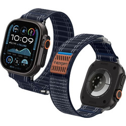 Spigen WBF0 Λουράκι Υφασμάτινο Navy (Apple Watch 44 / 45 / 46 / 49mm)