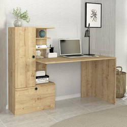 Megapap Γραφείο Ξύλινο με Βιβλιοθήκη 149.5x60x120cm GP042-0110,4