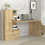 Megapap Γραφείο Ξύλινο με Βιβλιοθήκη 149.5x60x120cm GP042-0110,4