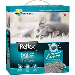 Reflex Actived Carbon Άμμος Γάτας Μπετονίτης χωρίς Άρωμα 10lt