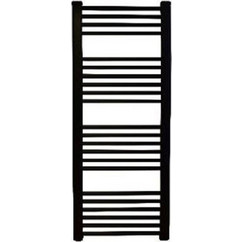 Splendid Elegant Round Πετσετοκρεμάστρα Μπάνιου Καλοριφέρ 1200x400mm 558kcal/h Μαύρη