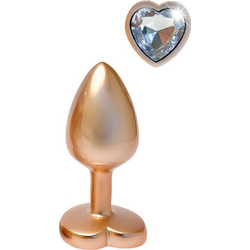 Dream Toys Gleaming Love Small Πρωκτική Σφήνα Diamond Plug 7cm Χρυσή