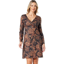 Anna Raxevsky Mini Καθημερινό Φόρεμα Floral Καφέ D25201