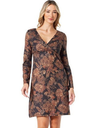 Anna Raxevsky Mini Καθημερινό Φόρεμα Floral Καφέ D25201