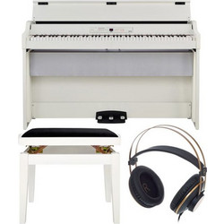Korg G1 Air Set Ηλεκτρικό Πιάνο Όρθιο με 88 Βαρυκεντρισμένα Πλήκτρα White