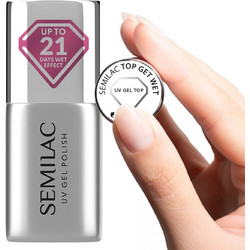 Semilac Wet Top Coat Ημιμόνιμο Βερνίκι Νυχιών 7ml