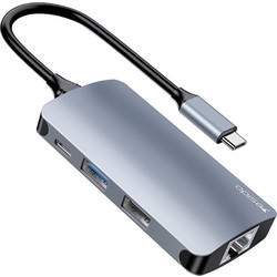 Yesido HB15 USB-C Docking Station με HDMI PD Ethernet