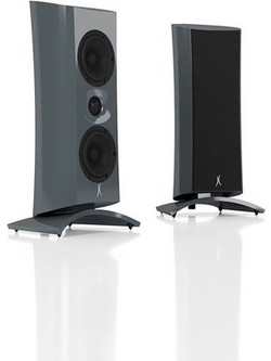 Estelon Aurelle Ζεύγος Ηχείων Hi-Fi Βιβλιοθήκης 80W 2 Δρόμων Iron Grey