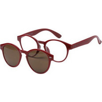 Apel VC3014 Γυαλιά Πρεσβυωπίας +3.50 με Clip-On Κοκάλινα Μπορντό