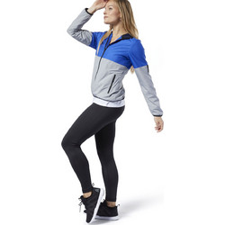 Reebok Tracksuit Γυναικείο Κολάν Μακρύ Μαύρο Γκρι DU4914