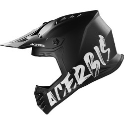 Acerbis MX Profile Metallic Black Κράνος Μηχανής Motocross 1150gr
