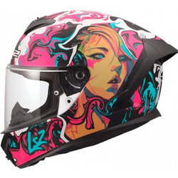 LS2 FF820 Rapid III Cyberg Matt Purple Cyan Κράνος Μηχανής Full Face 1350gr