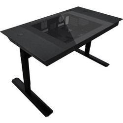 Lian Li DK07X Gaming Γραφείο Γυάλινο Ρυθμιζόμενο Ύψος 148x80.5x116cm G99.DK07X.10EU