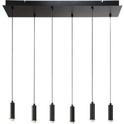 Ondaluce BASE/ Κρεμαστό Φωτιστικό Οροφής Πολύφωτο LED με Θερμό Λευκό Φως GOLF-6R-LUCI